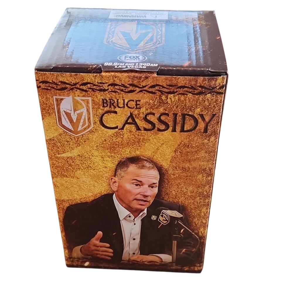 Collectible bust/statue of Vegas Golden Knights coach Bruce Cassidy